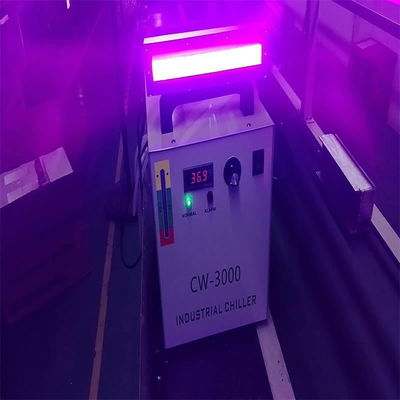 Máy in nhãn UV LED Curing Lamp 600W 395nm 220x20mm Làm mát bằng nước