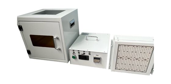 Đèn thử nghiệm khắc nghiệt tia cực tím đa dải cung cấp khô nhanh các chất kết dính và lớp phủ bằng mực nhựa tia cực tím